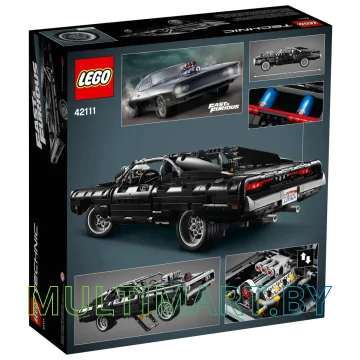 Конструктор LEGO Technic 42111 Dodge Charger Доминика Торетто картинка 2